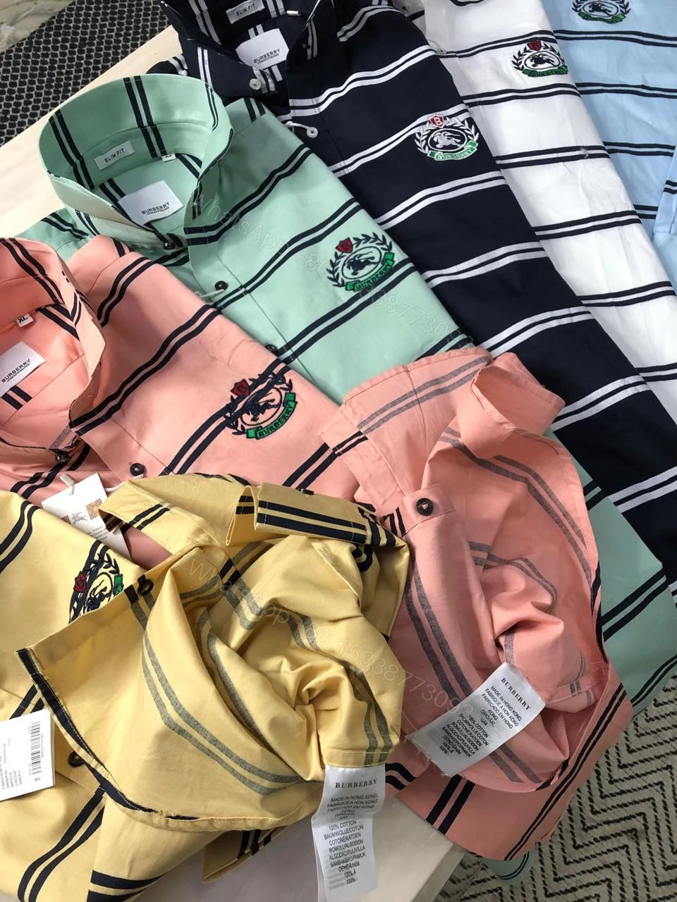 View 3 of First Copy Burberry Cotton Fabric Shirt