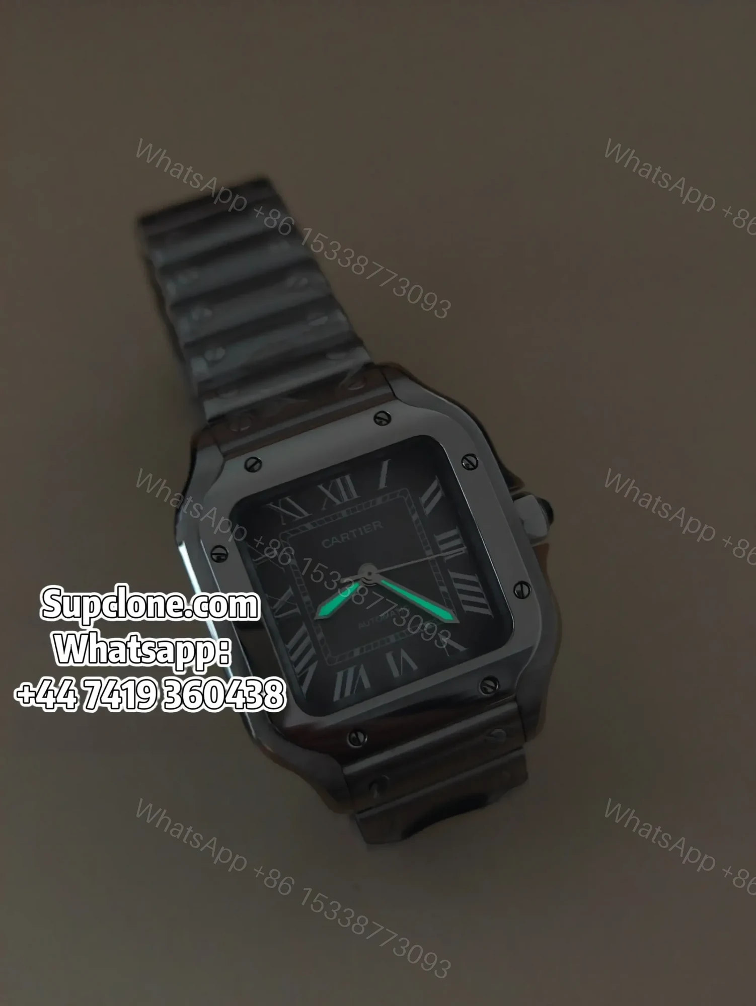 View 11 of Cartier Santos WSSA0029 35.1mm Grey Dial Super Clone Watch