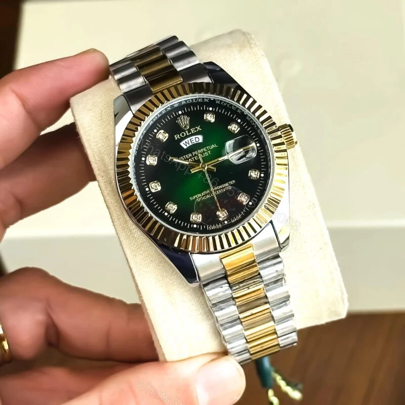 Rolex Day-Date Green Dial 40mm Quartz — view 1