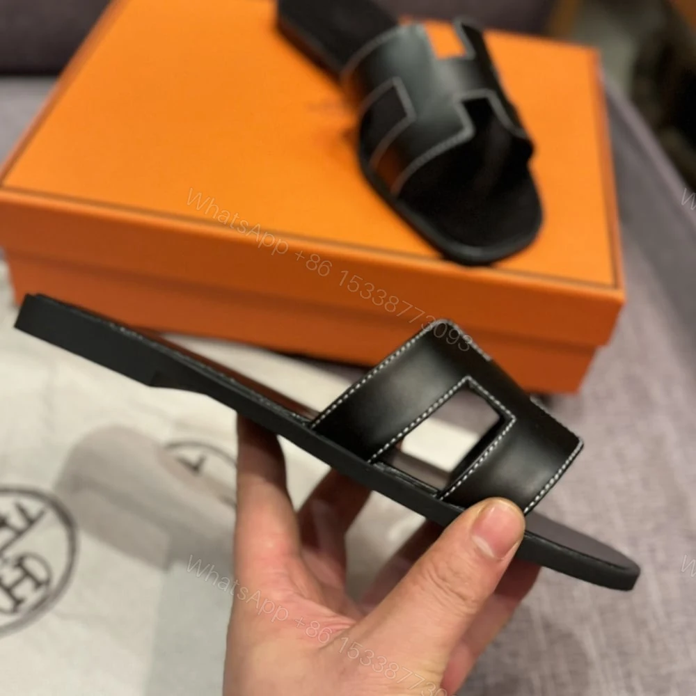 View 4 of HERMES ORAN SANDAL NOIR H021056Z 01340