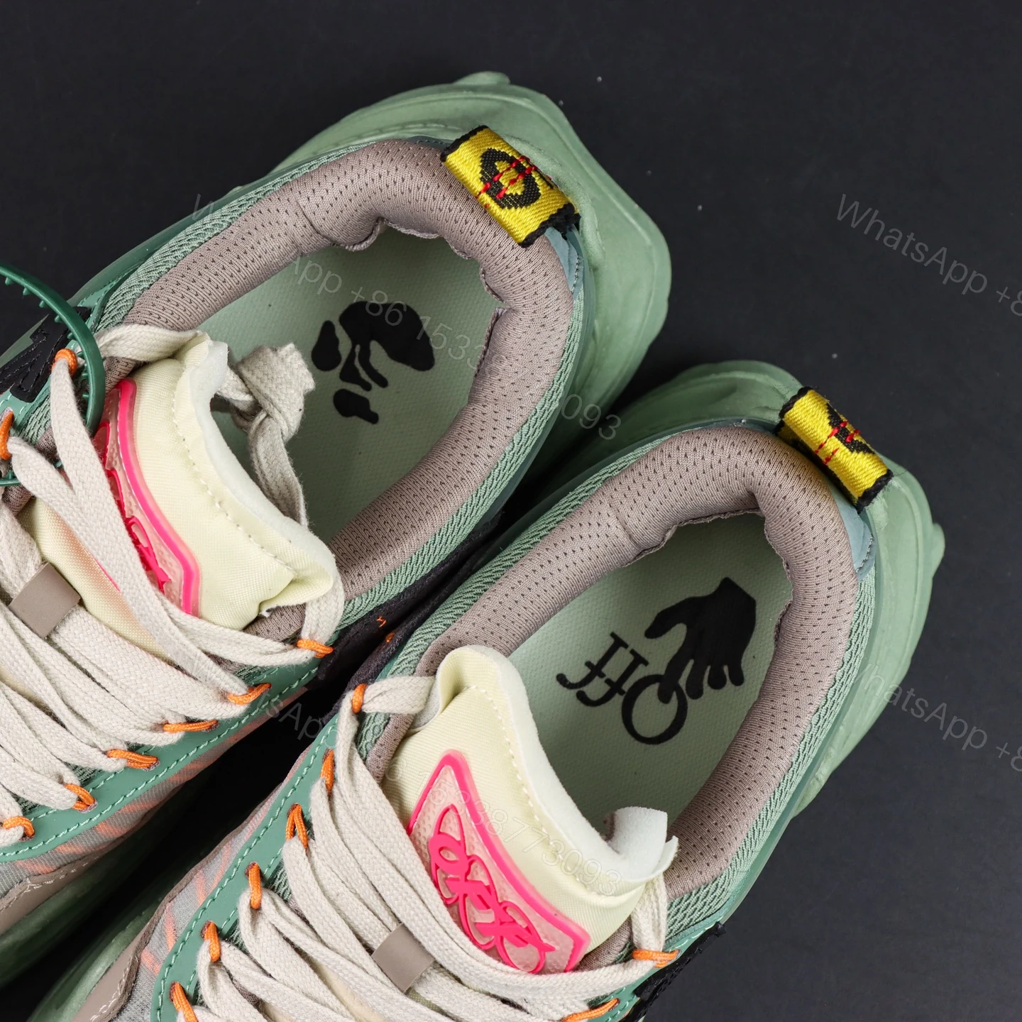 View 4 of Off White ODSY 1000 Black Green Reps