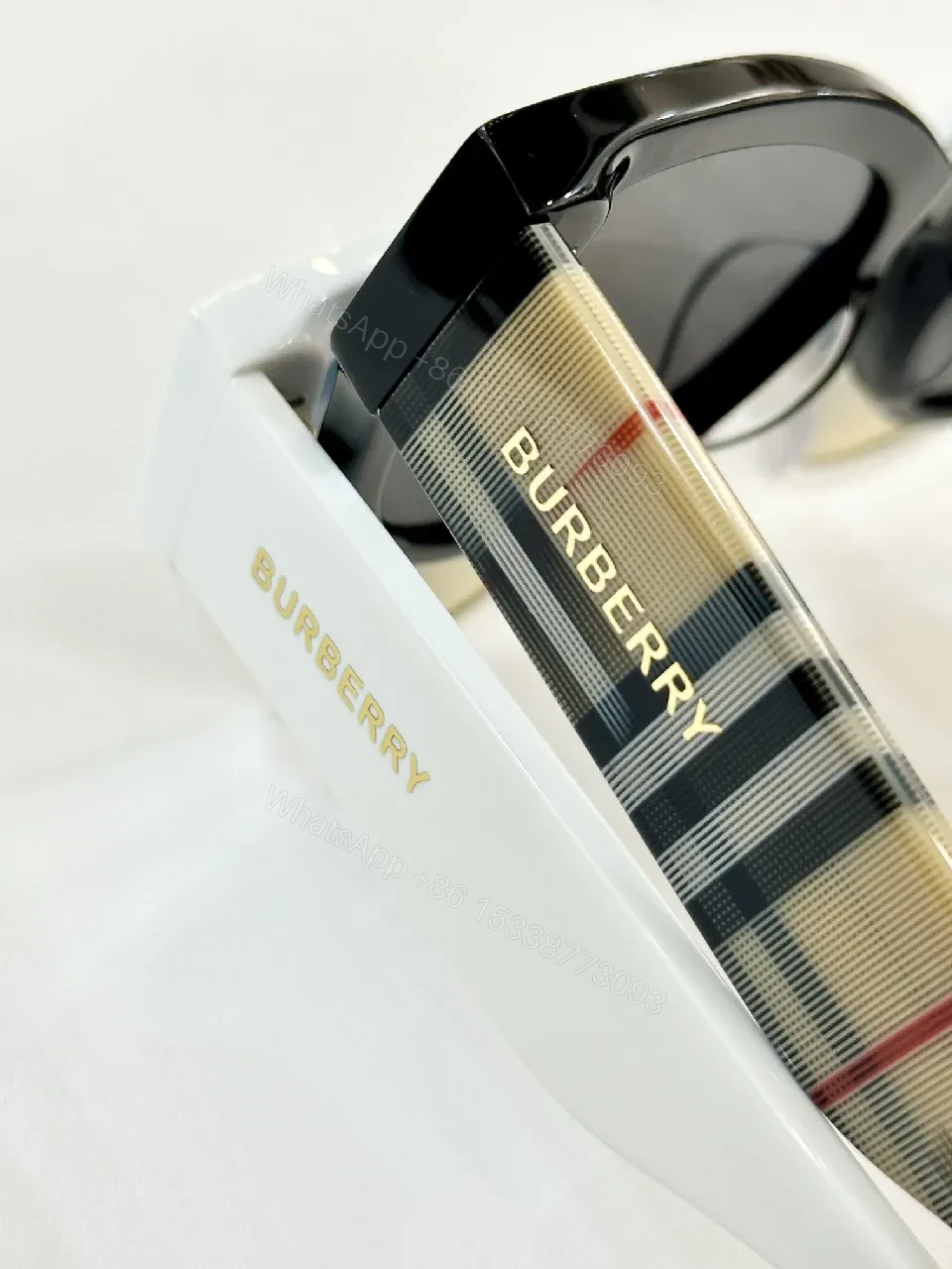 View 6 of Bold Acetate Sunglasses: Gradient UV400, Oversized Frame