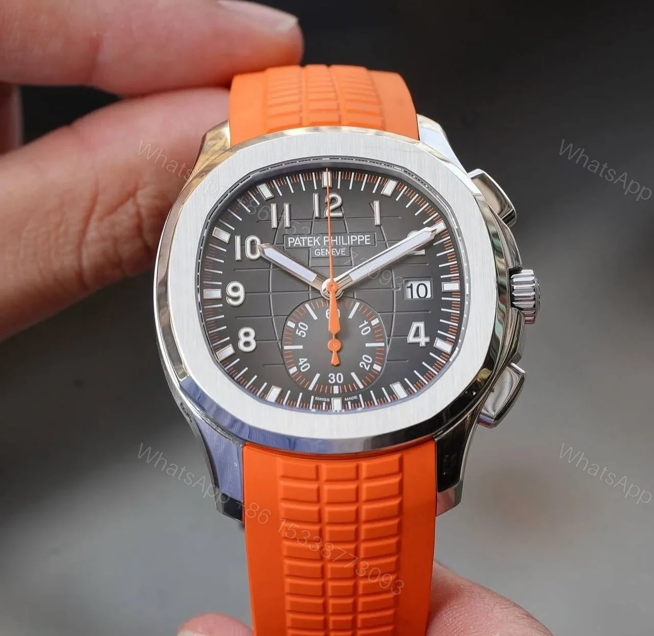 View 2 of Patek Philippe Aquanaut Travel Time 5164R