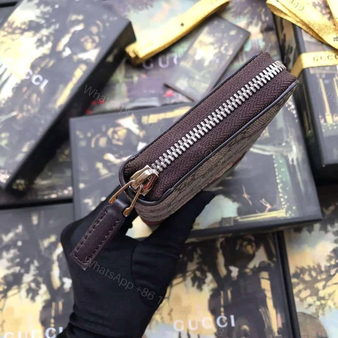 View 5 of GUCCI WEB GG SUPREME ZIP AROUND WALLET