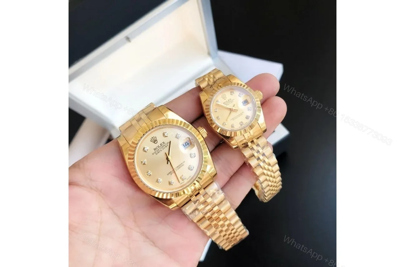 Replica Rolex Datejust RG/RG Jub Gold/Dial 36/28 mm — view 1