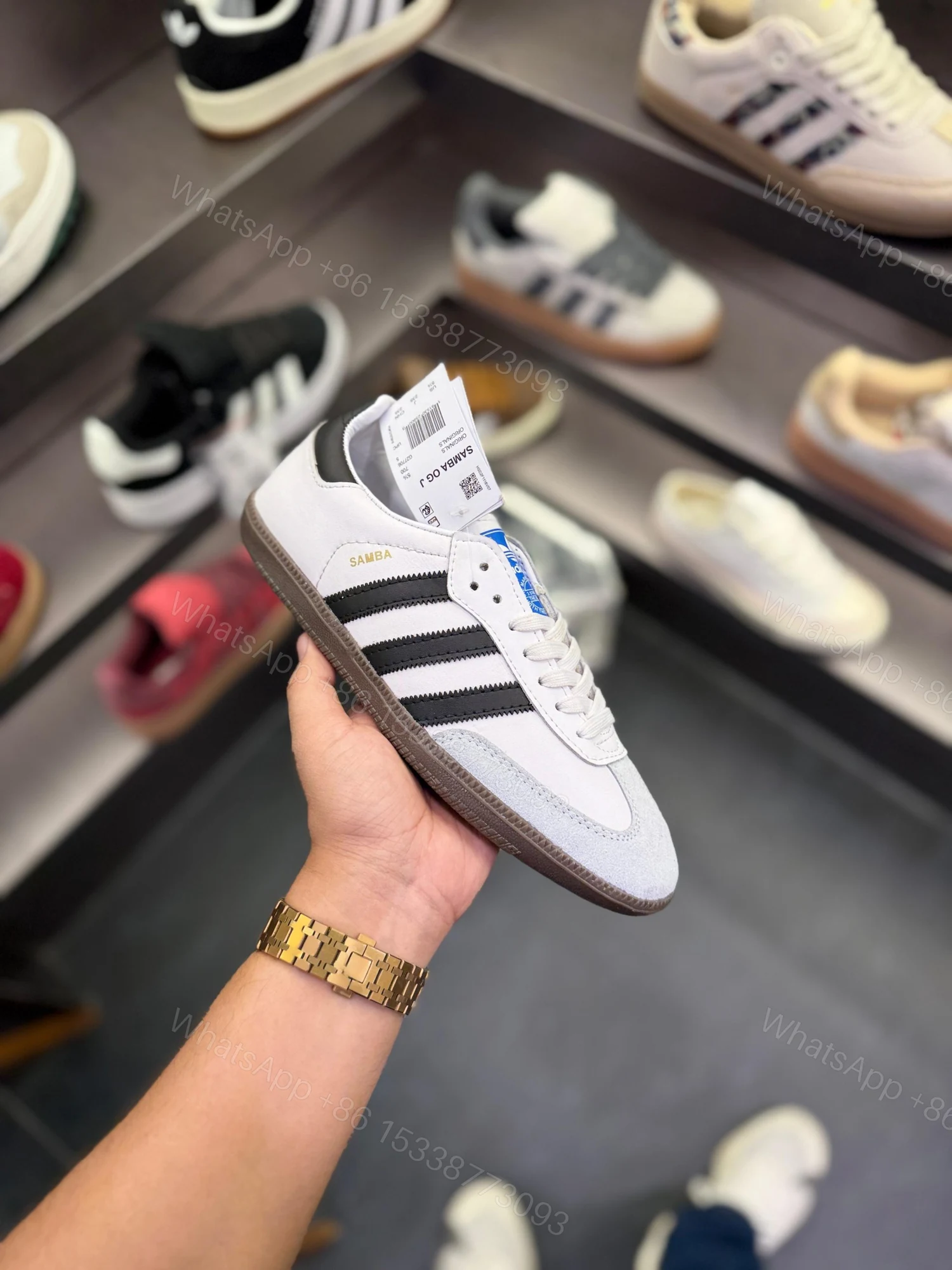 View 5 of ADIDAS ORIGINALS SAMBA BASIC WHITE