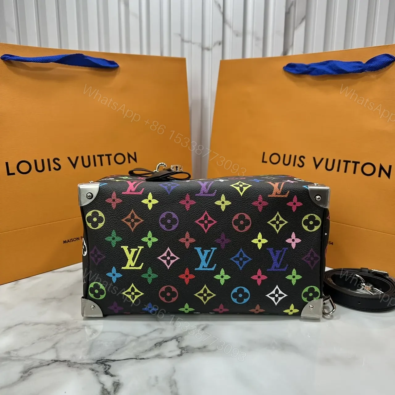 View 6 of LV x Murakami Speedy 30 Multicolor Monogram Bag