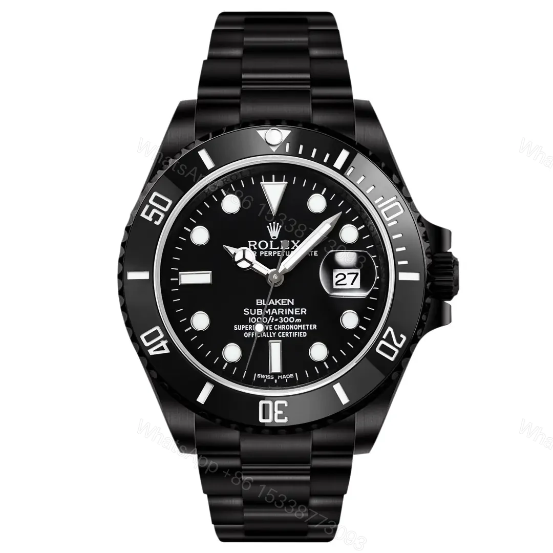 BT Factory Clean Factory IPK Blaken Black Submariner Watch — view 1