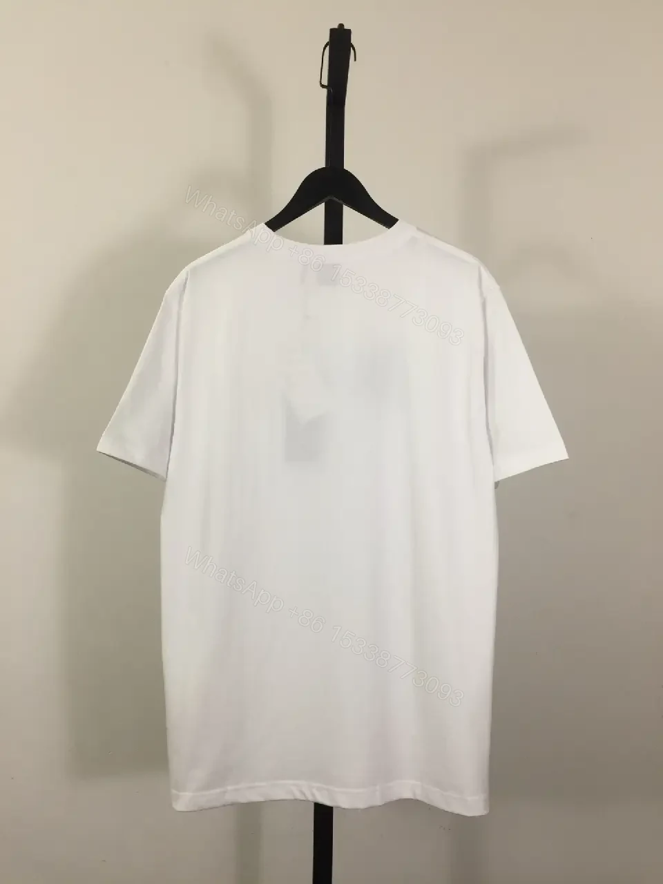 View 3 of White Cotton Tee Minimalist Luxe Logo Tee
