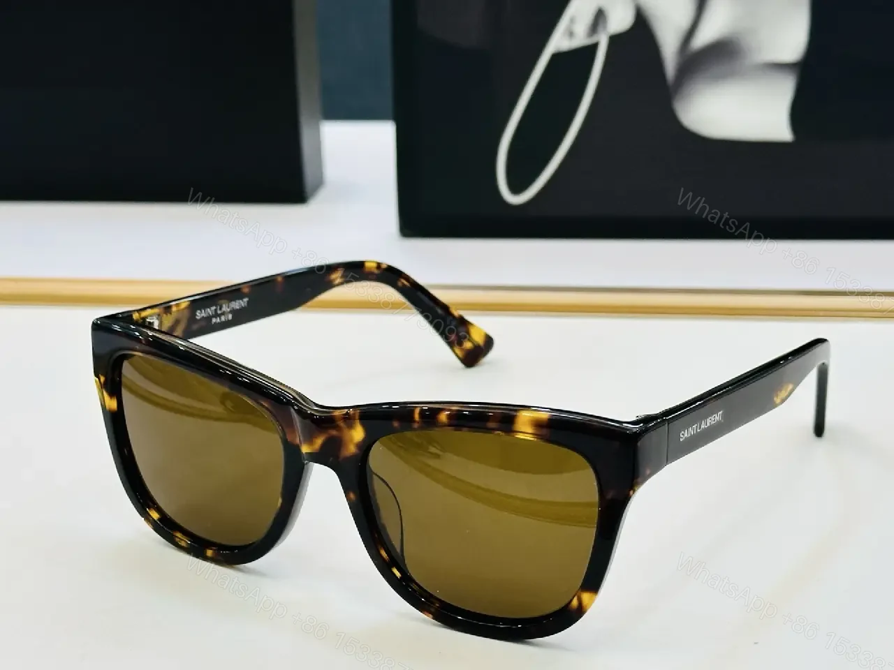 View 3 of Bold Black Acetate Sunglasses: Refined Everyday Luxury
