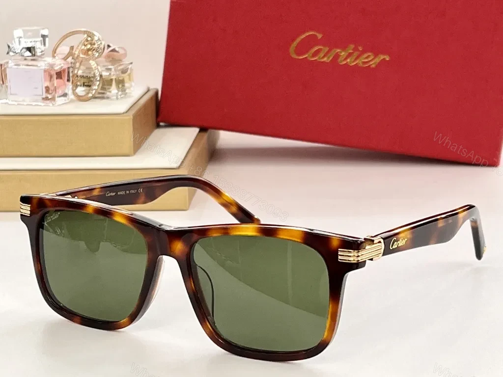 View 4 of Cartier Black Sunglasses: Luxury Glasses with Gradient Lenses