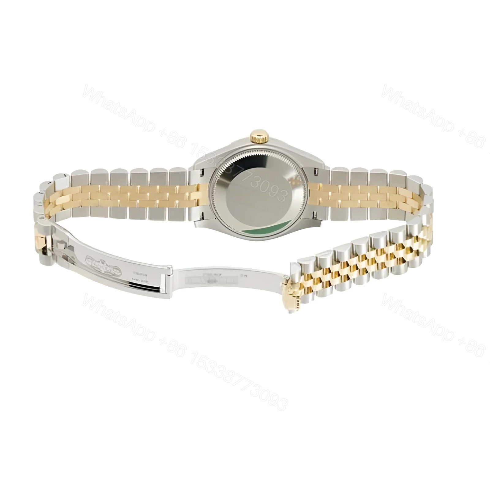View 5 of Rolex Datejust 278273 Steel And Yellow Gold Silver With Diamond Dial Replica