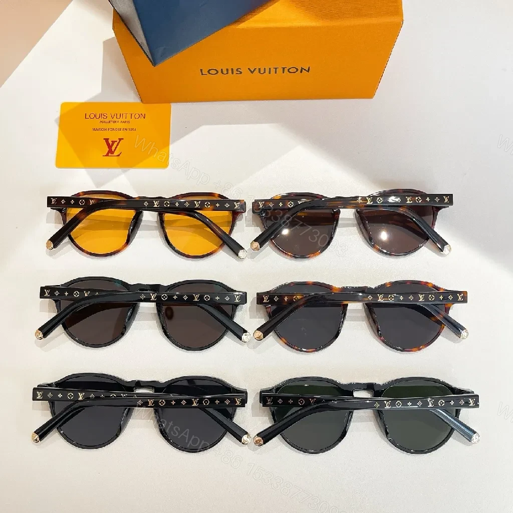 View 9 of Round-Sun Sunglasses: Acetate, Polarized, Luxury-Inspired Design