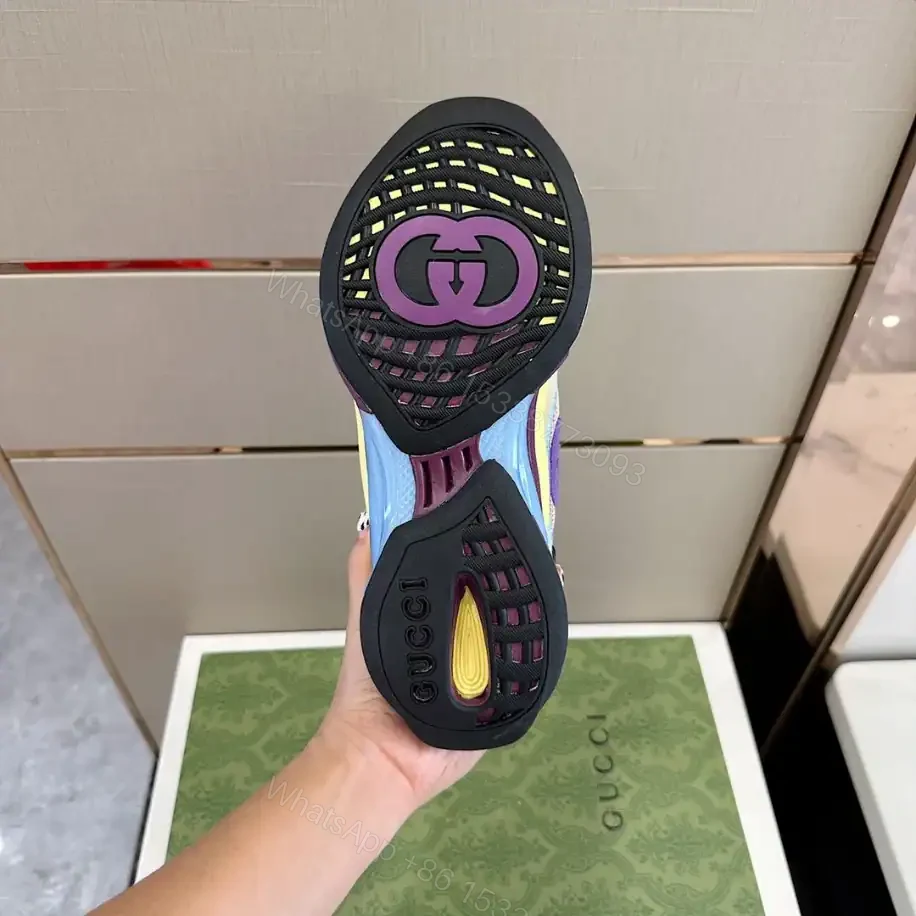 View 4 of GUCCI RUN TRAINER SNEAKERS IN YELLOW – GC166