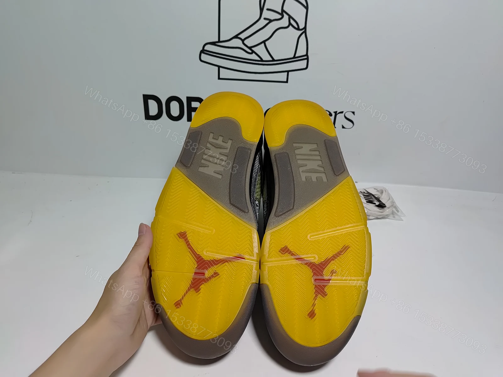 View 12 of OFF-WHITE x Air Jordan 5 Retro Muslin CT8480-001