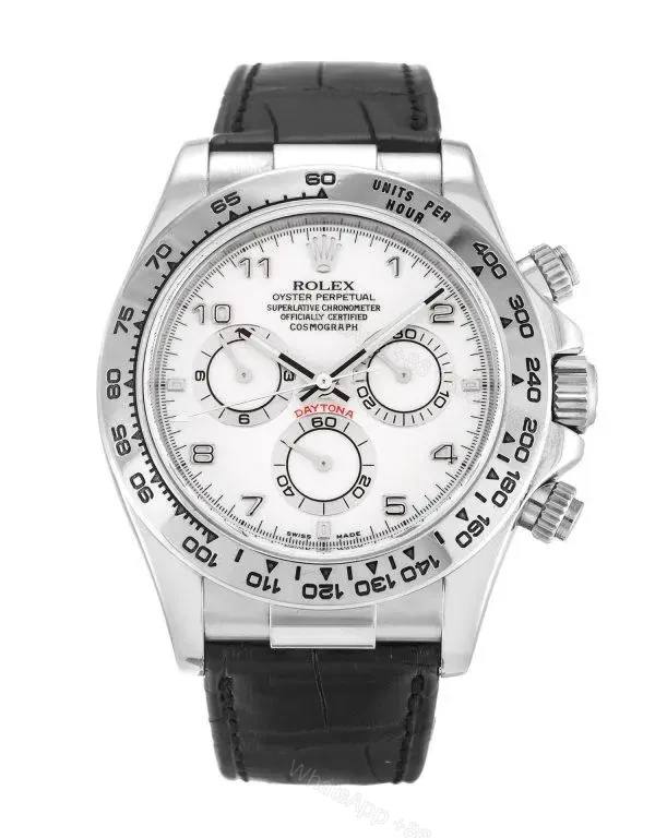 Rolex Daytona Replica with Leather Band — view 1