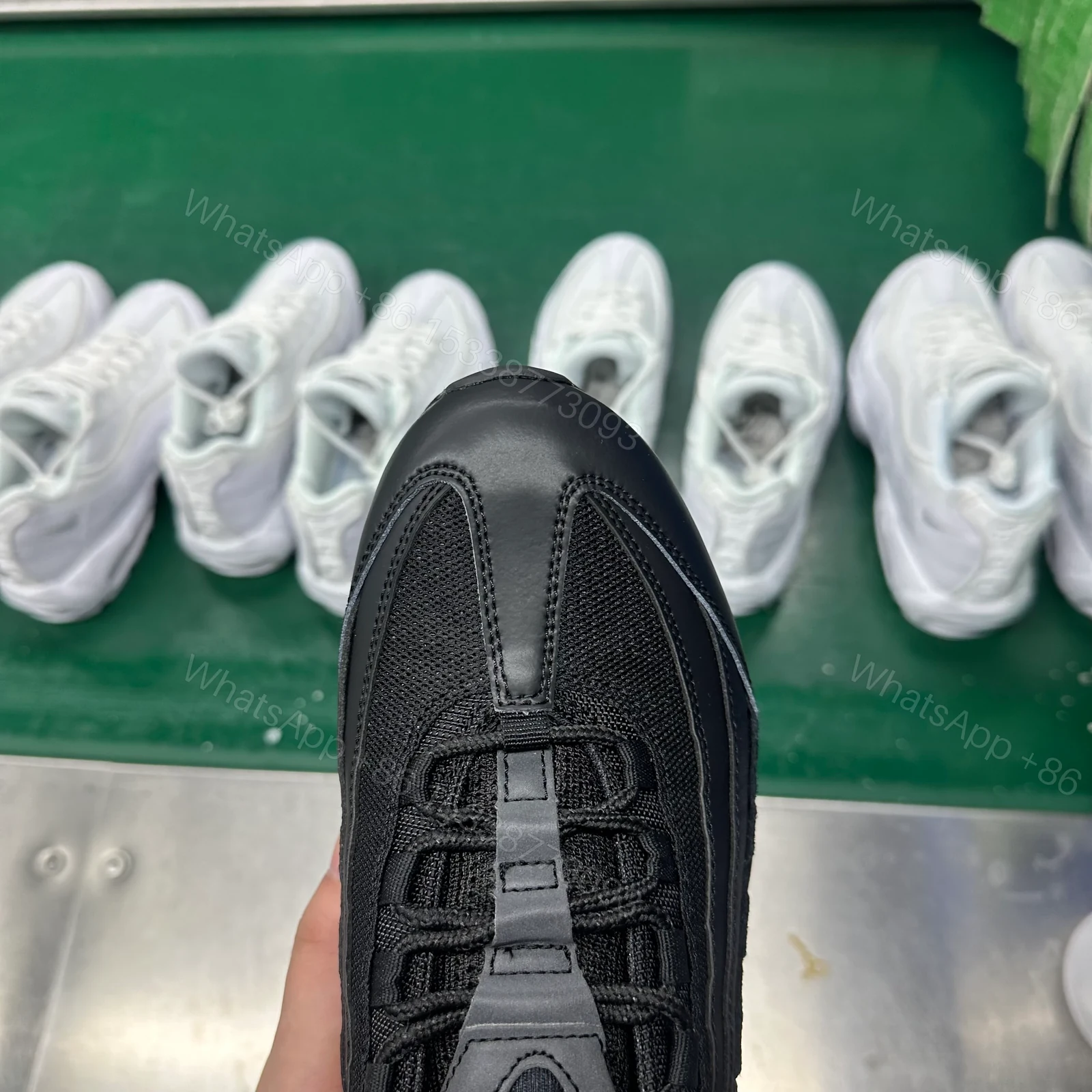 View 6 of Nike Air Max 95 Essential Triple Black