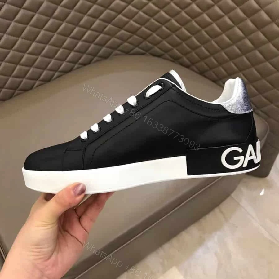 View 2 of DOLCE & GABBANA CALFSKIN NAPPA PORTOFINO SNEAKERS – DG25