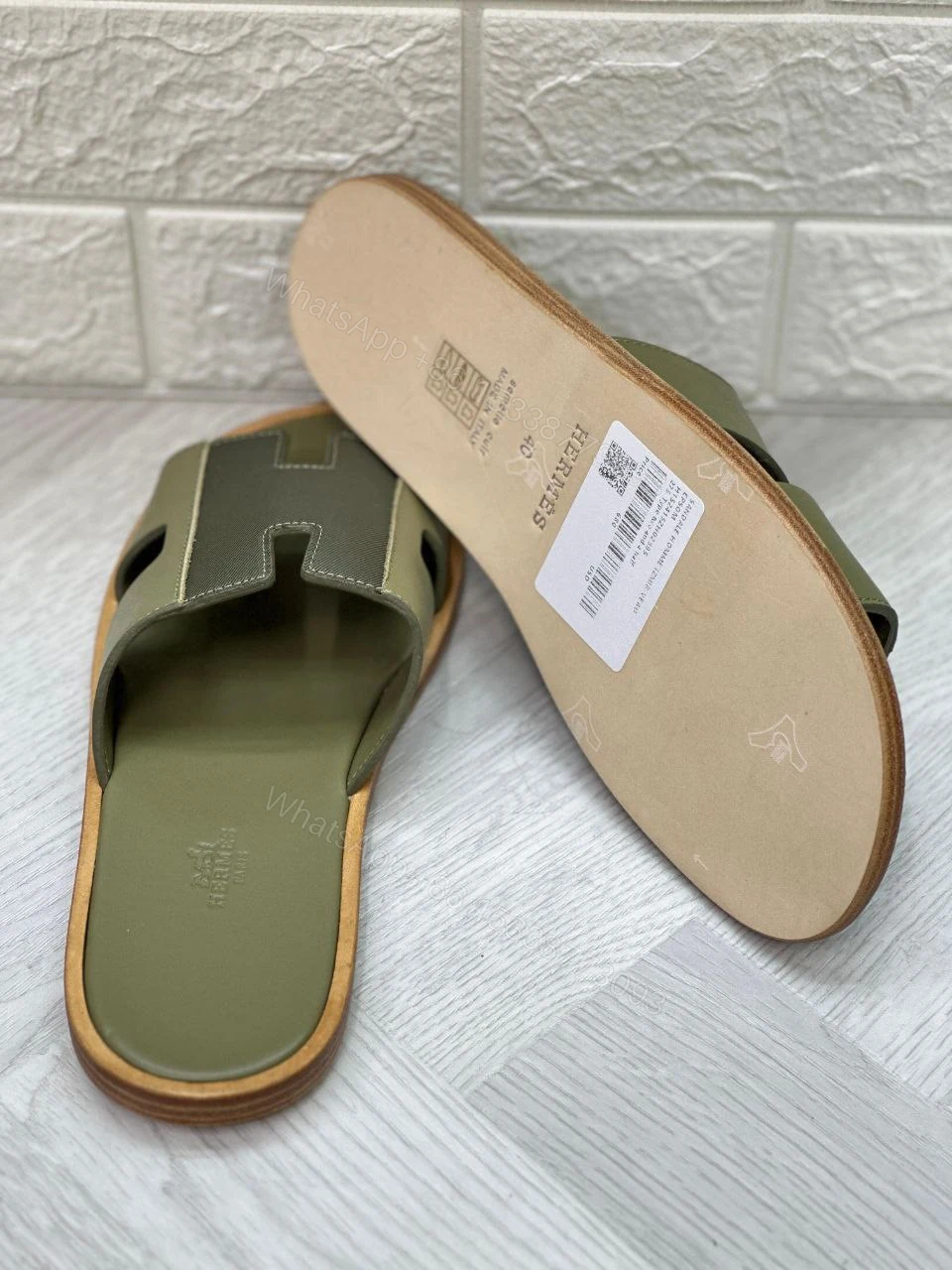 View 3 of Luxury Men’s Leather Sandals Hermes