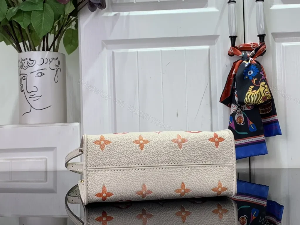 View 8 of Pastel Monogram Mini Bag â€” Modern City-Chic, 2-in-1 Carry