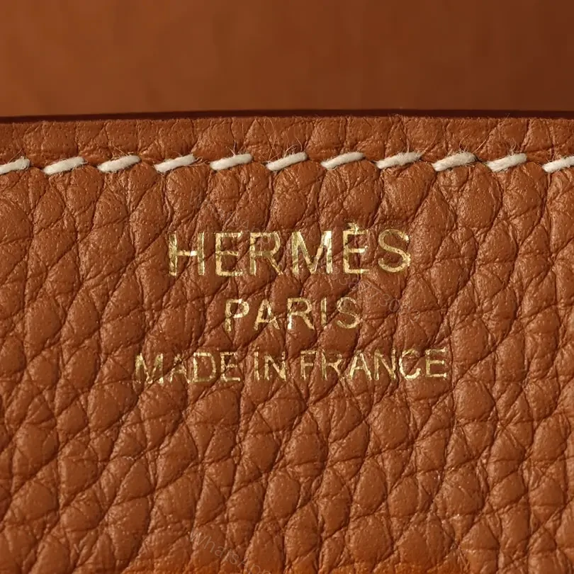 View 14 of 高仿Hermes*Birkin25金棕色金扣免檢版