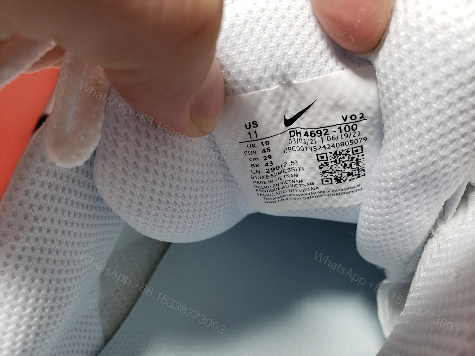 View 3 of NOCTA x Nike Hot Step Air Terra "Triple White"