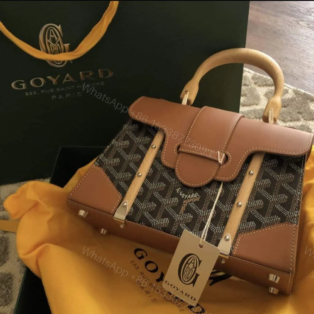 View 5 of First Copy Goyard Saïgon Structure Mini Top Handle Bag with OG Box