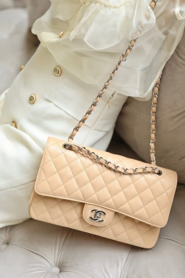View 4 of FIRST COPY CHANEL PARIS LAMBSKIN SHOULDER BAG
