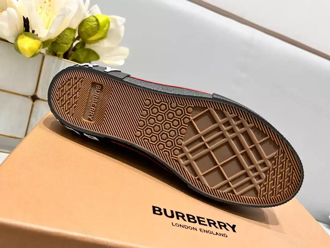View 7 of BURBERRY CHECK COTTON SNEAKERS – BBR130