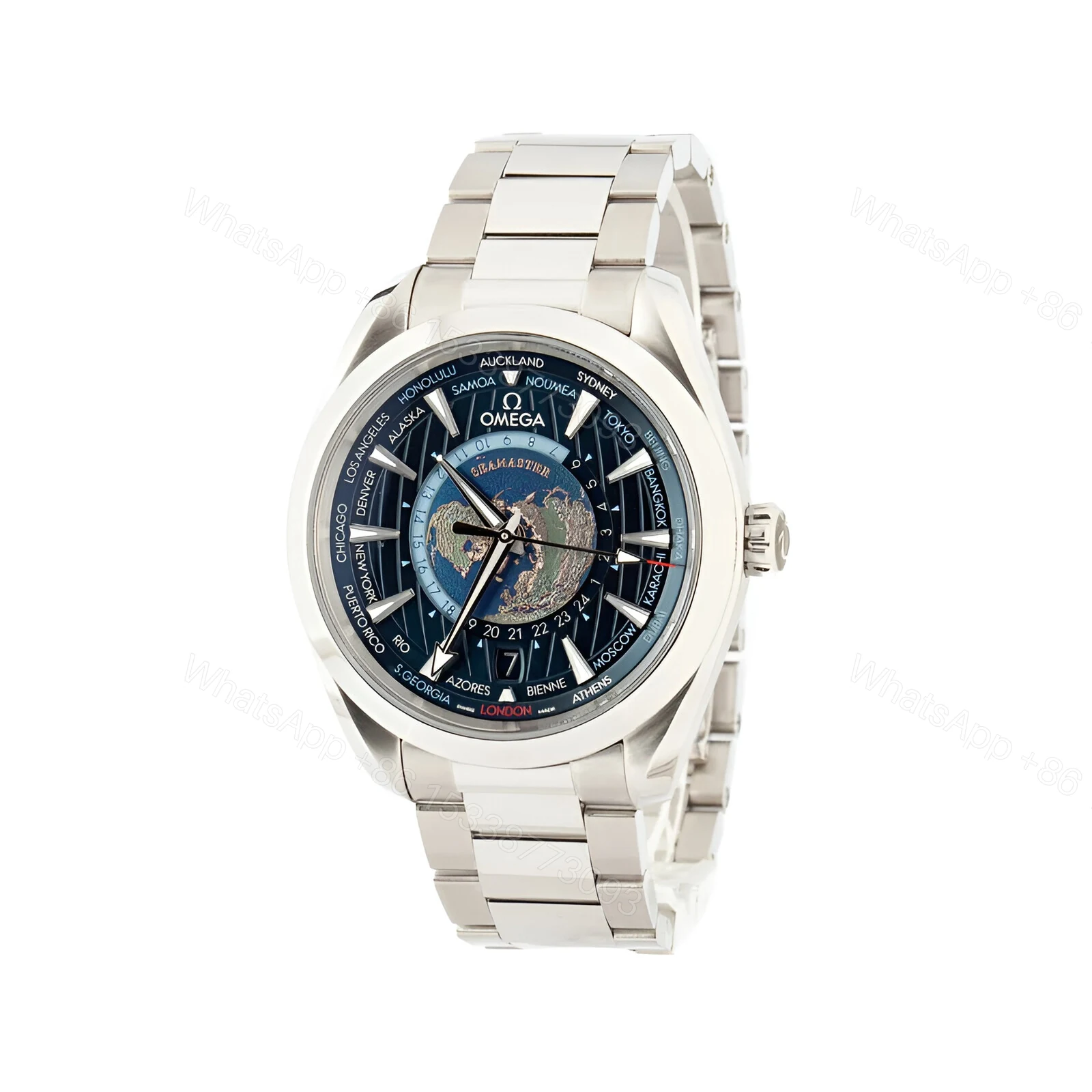 View 2 of Omega Seamaster Worldtimer Replica