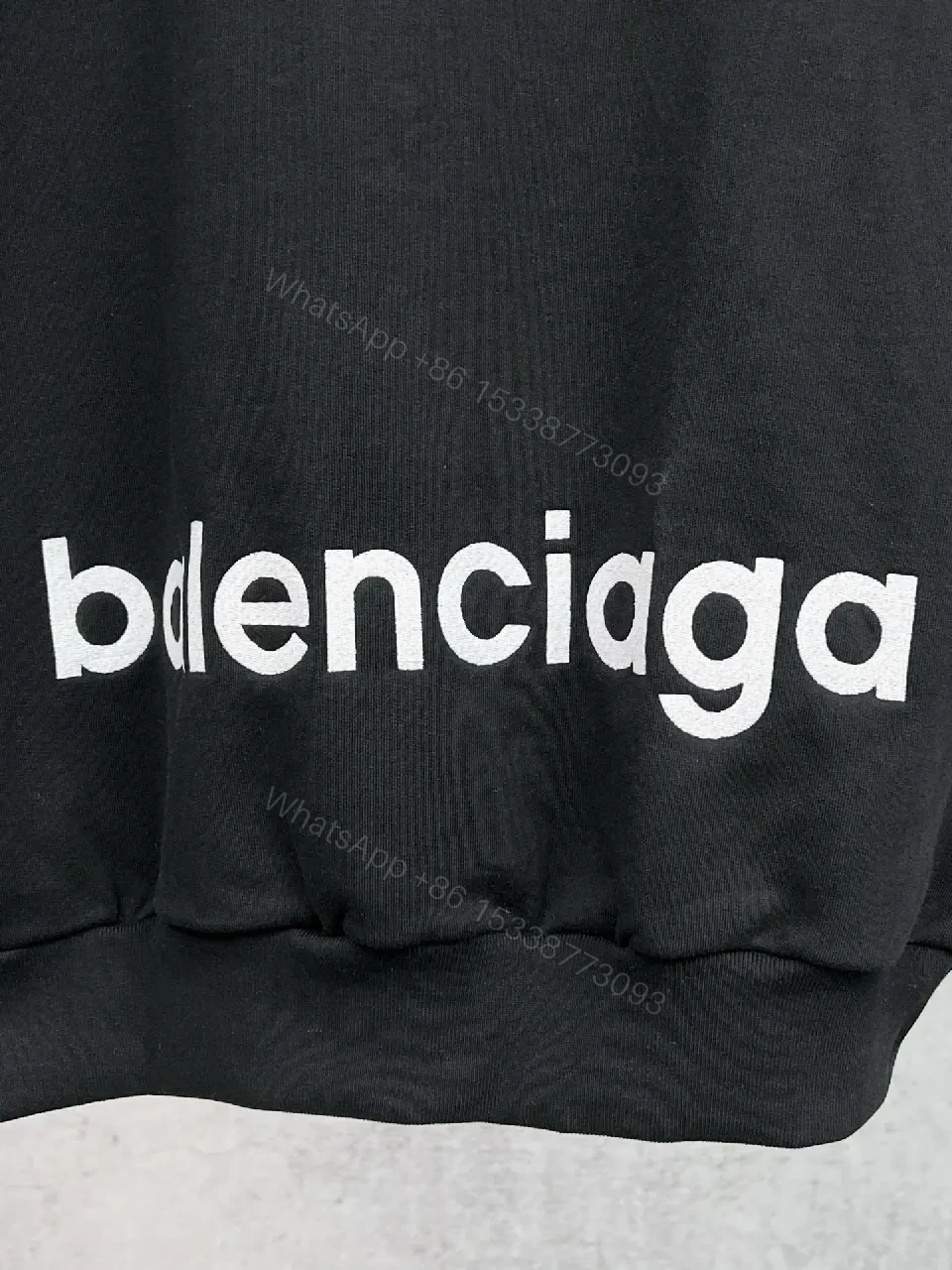 View 3 of Black Cotton-Blend Zip Hoodie, Minimalist Luxury, Everyday Comfort