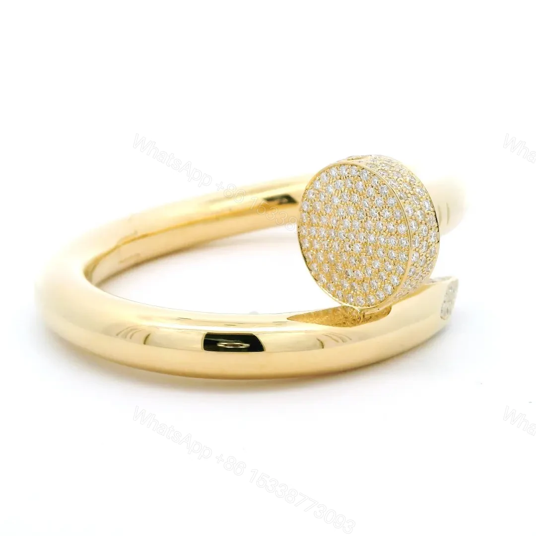 View 3 of Cartier Juste un Clou Width 8.5 mm Extra Large Diamond Bracelet