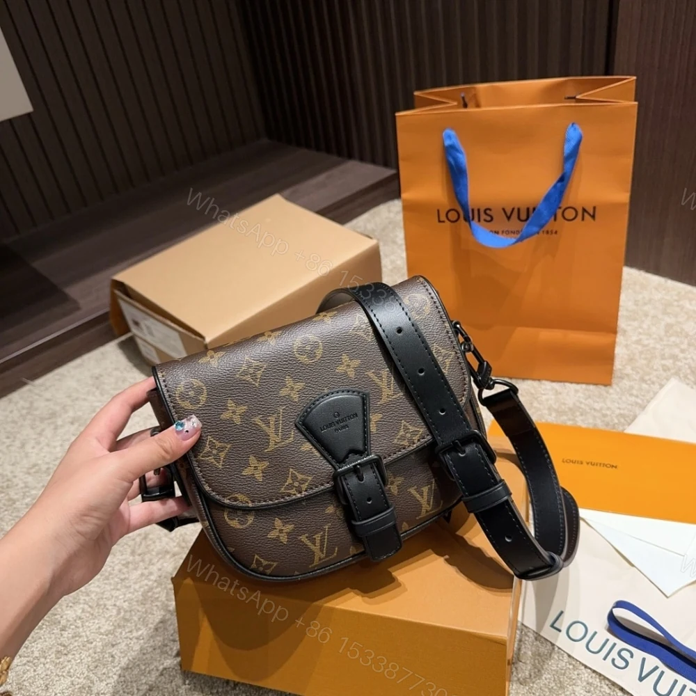 View 3 of LOUIS VUITTON MONTSOURIS MESSENGER PM​ MONOGRAM MACASSAR CANVAS BROWN 19CM M47060
