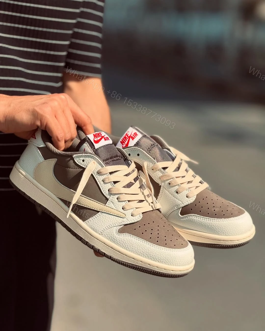 View 3 of First Copy Nike Air Jordan Travis Scott Low