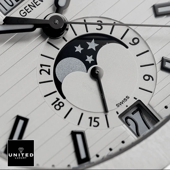 View 7 of Patek Philippe Nautilus White Dial Replica