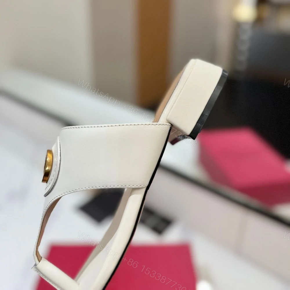View 9 of Valentino Garavani Vlogo Signature Sandals White