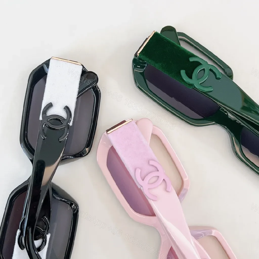 View 7 of Chanel-Inspired Luxe Shield Sunglasses: Modern Geometry, All-Day Comfort