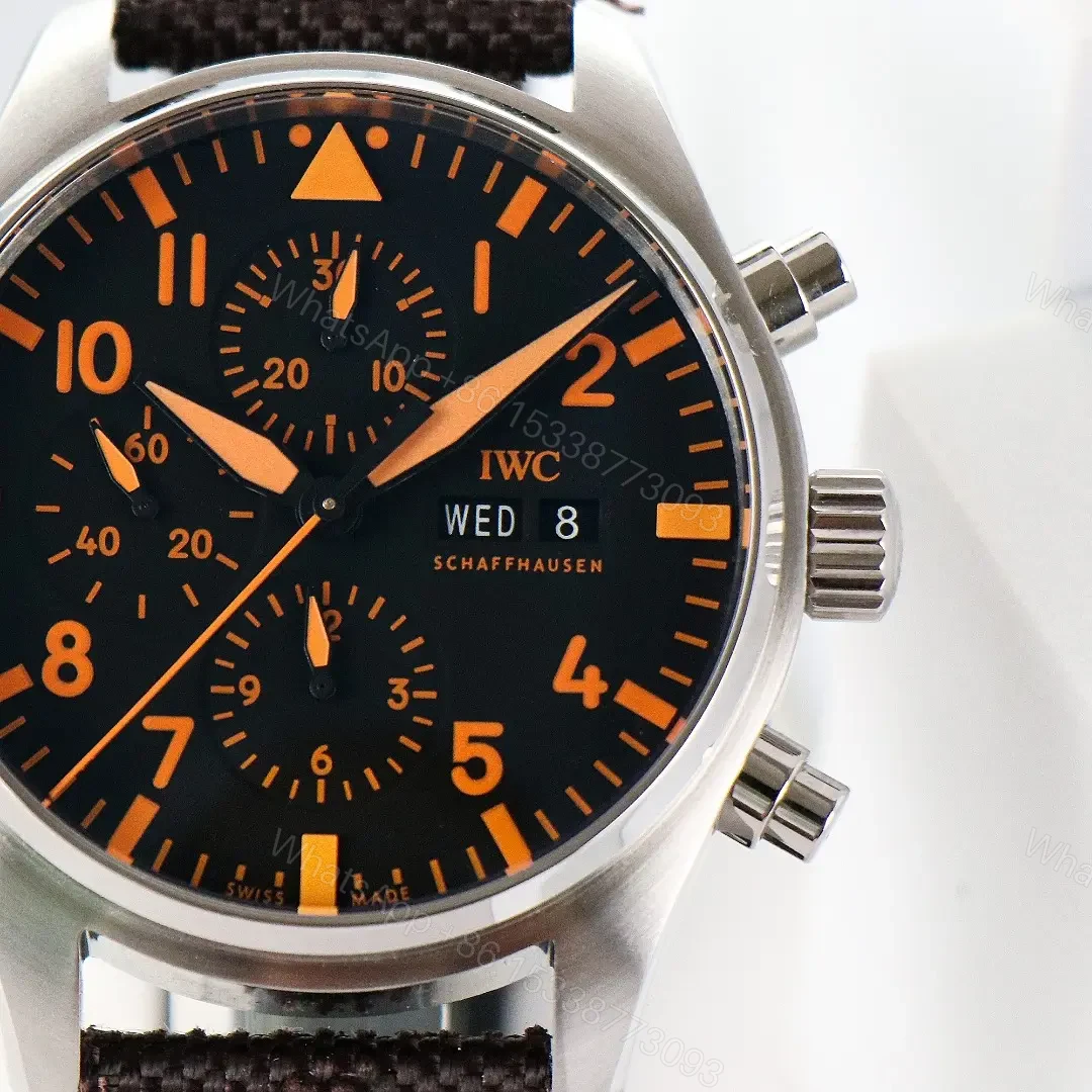 View 3 of IWC Pilot’s Watch Chronograph Stainless Steel / 20th Anniversary Watches of Switzerland IW3777-20