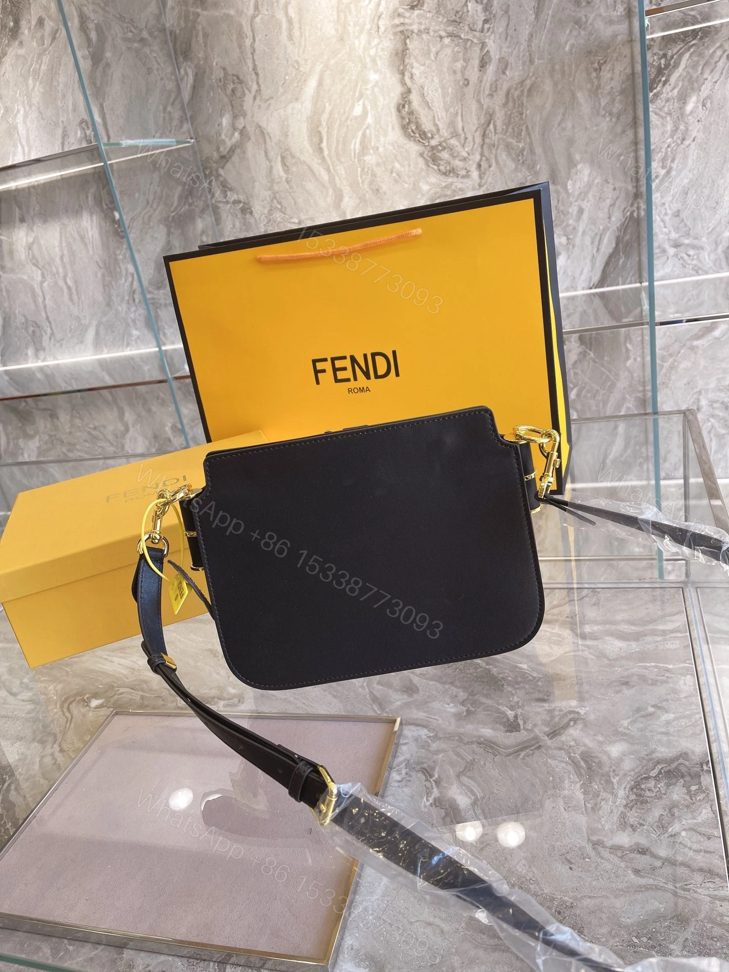 View 2 of Fendi Touch Shoulder Bag