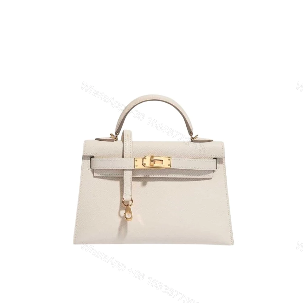 Hermes Kelly Mini Epsom Handbag Craie 20Cm — view 1