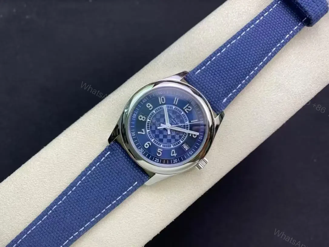 View 4 of Replica Patek Philippe 6007A Blue Dial Watch
