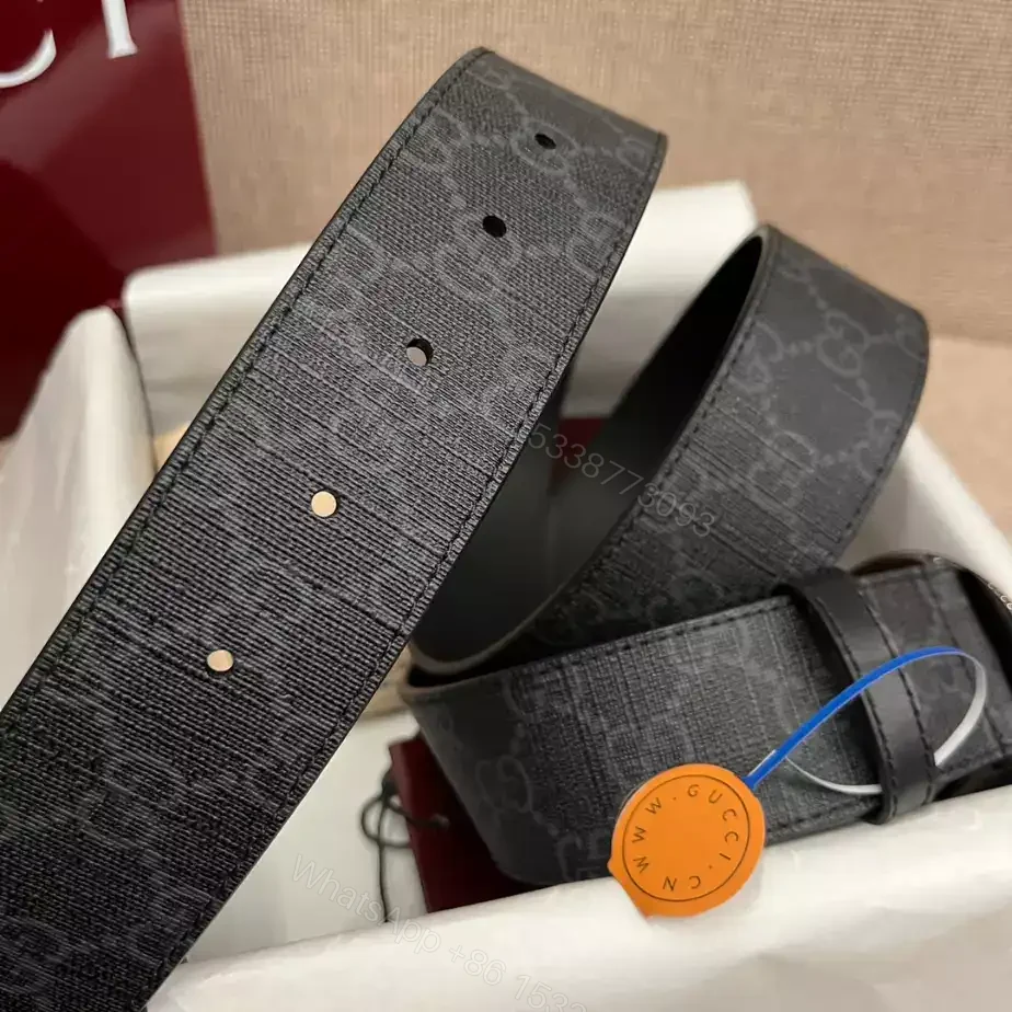View 3 of GUCCI BELT WITH INTERLOCKING G BUCKLE 4CM – B104