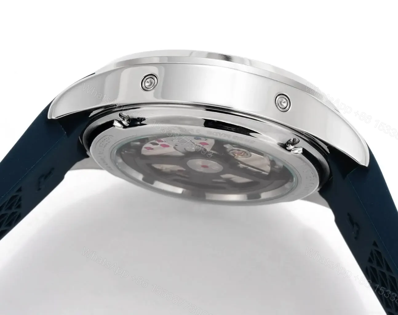 View 7 of Jaeger LeCoultre Beichen Blue Watch Rubber Strap Ultimate 42MM JLC-POL-BLU-RUB-42