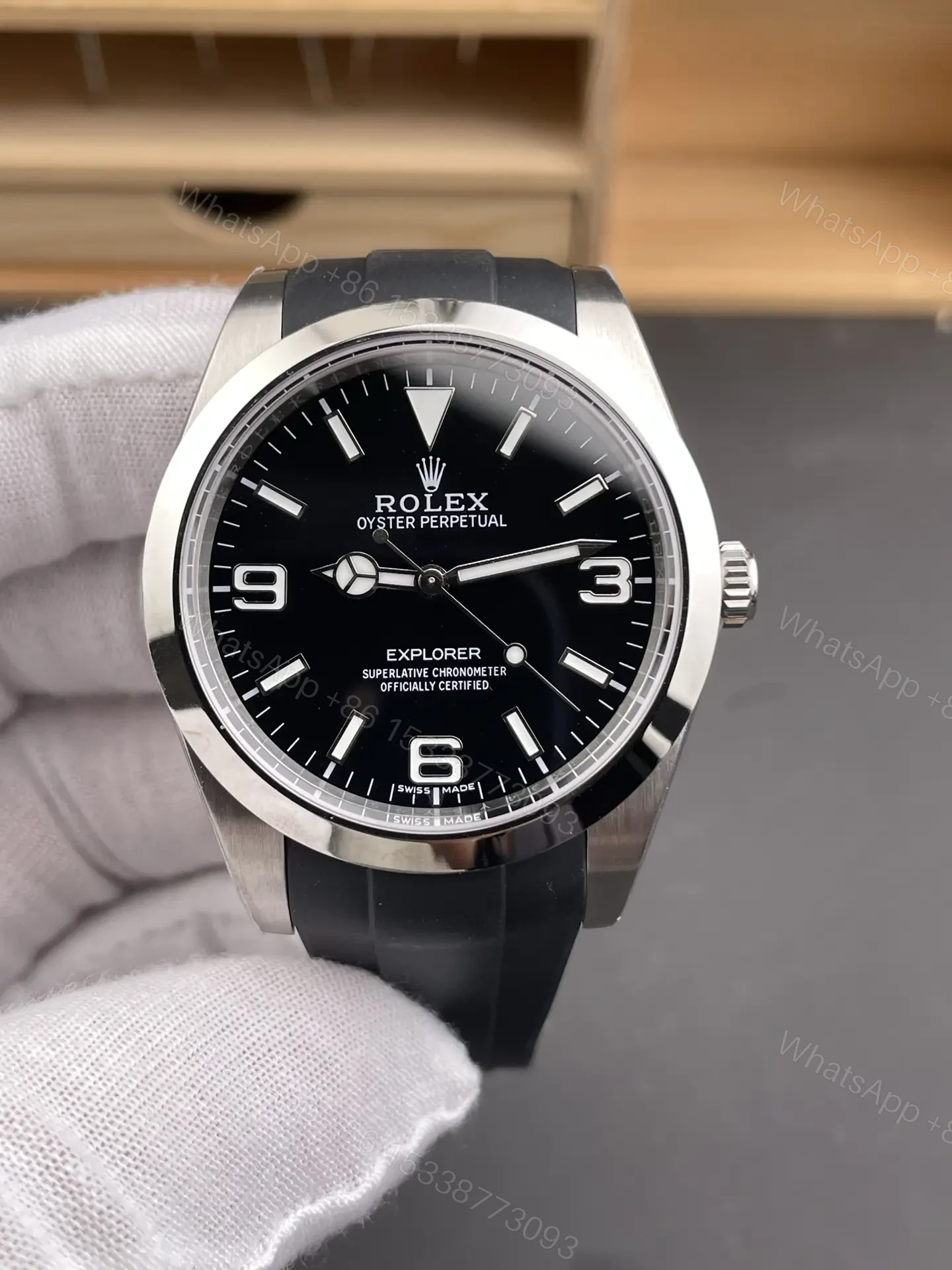 View 3 of Rolex Explorer 214270 39mm Stainless Steel Automatic Watch 34Y6Y958