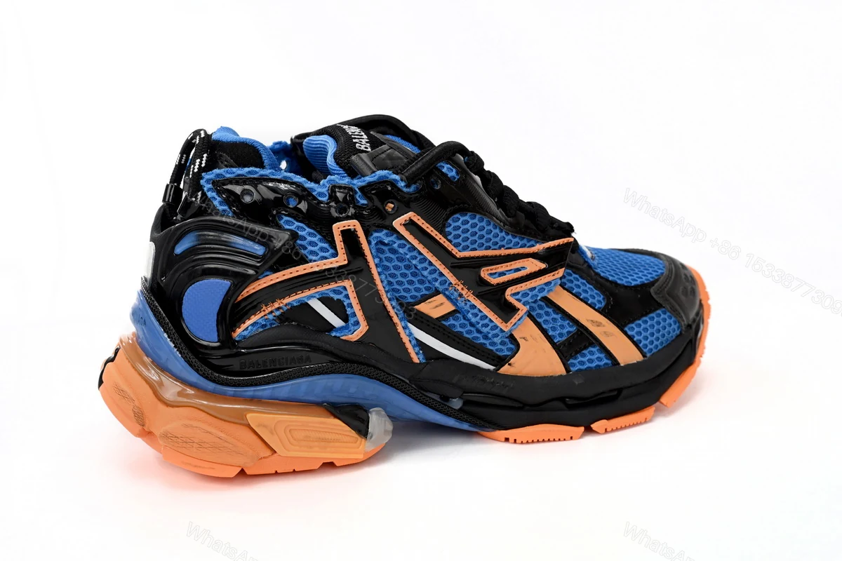 View 6 of Balenciaga Runner Blue Yellow Black 677402 W3RB2 1120