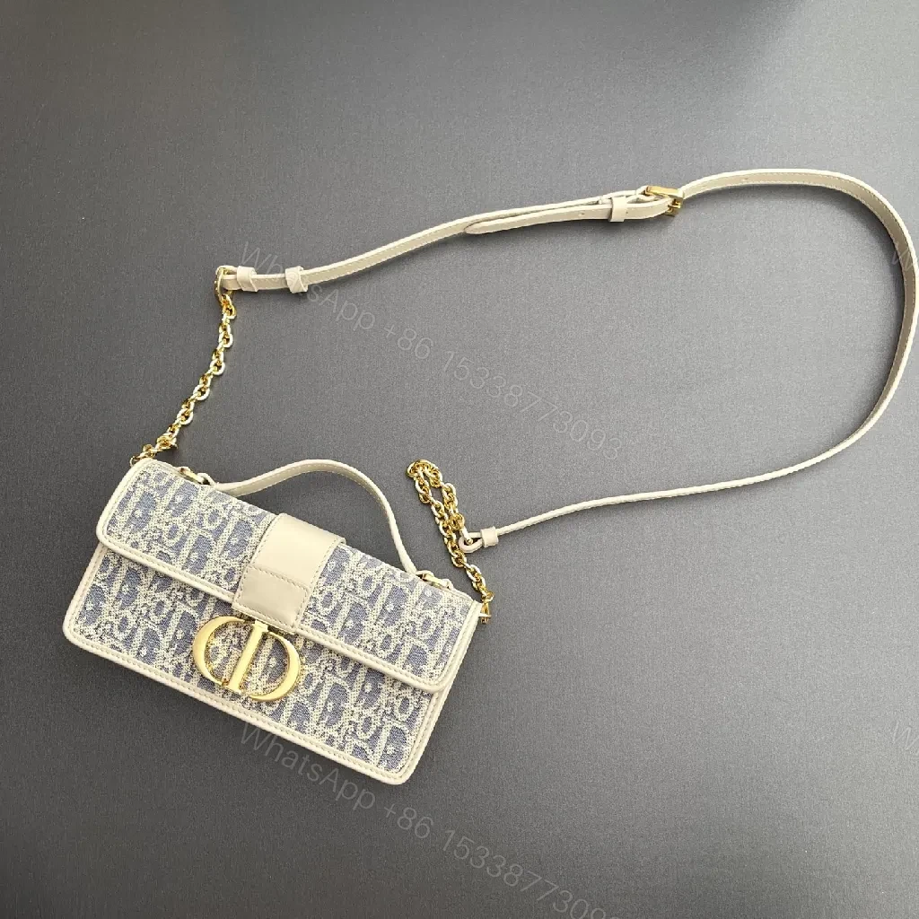 View 2 of Chic Monogram Mini Bag: Luxe Chain, Structured Texture