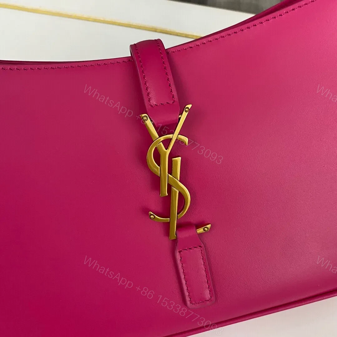 View 2 of Saint Laurent le 5 a 7 mini hobo bag – Pink