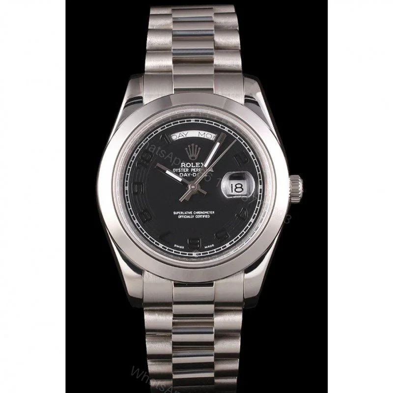 View 2 of Superclone Rolex Day-Date Black Dial 80294 40 mm