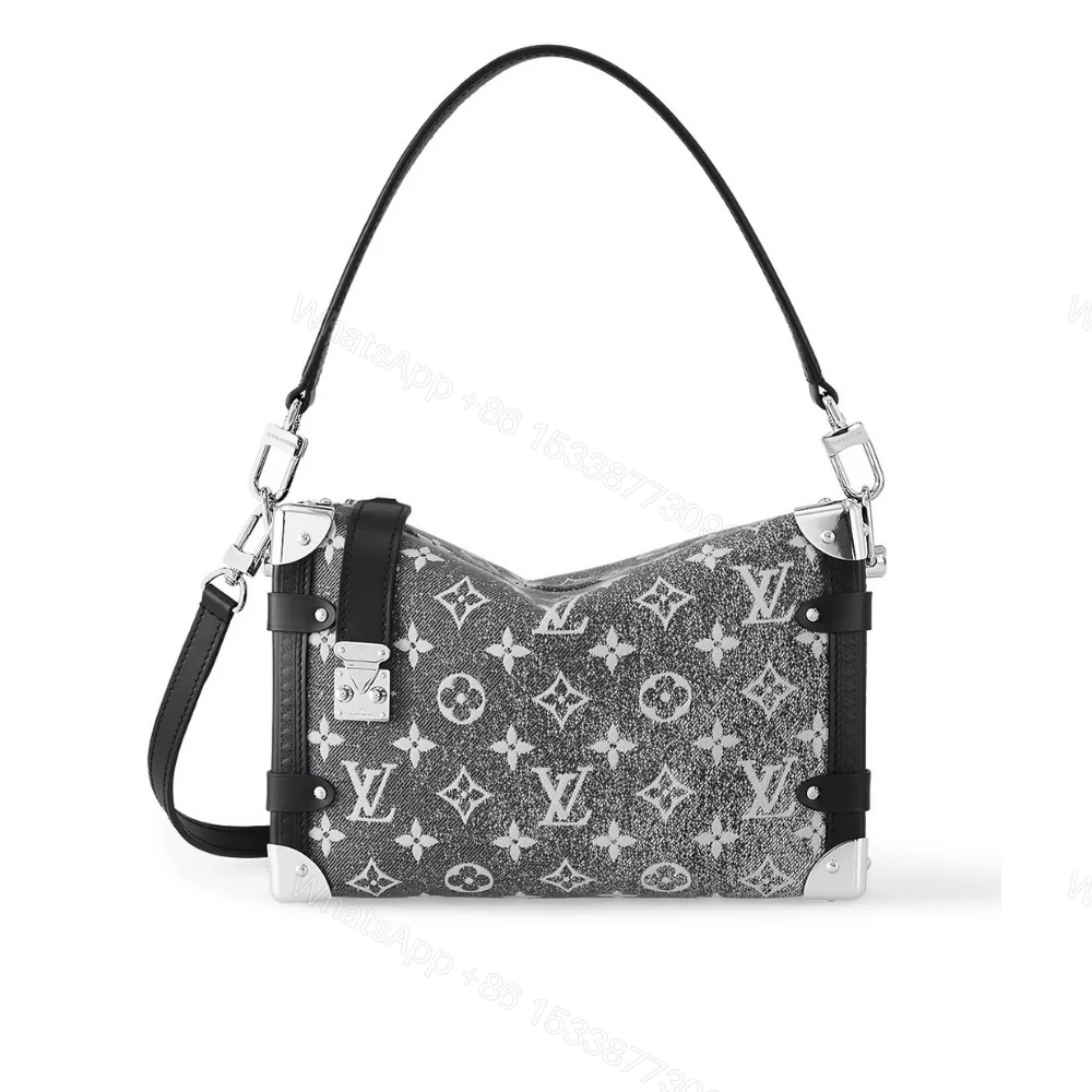 Louis Vuitton MM Side Trunk Bag Denim Gray 23Cm M21460 — view 1
