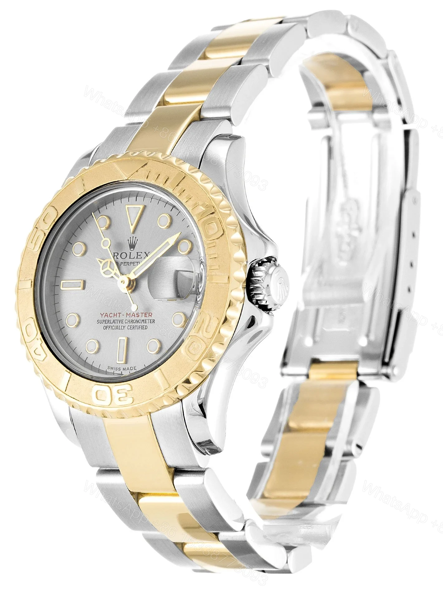 View 2 of Replica Rolex Yacht-Master Grey Dial 169623